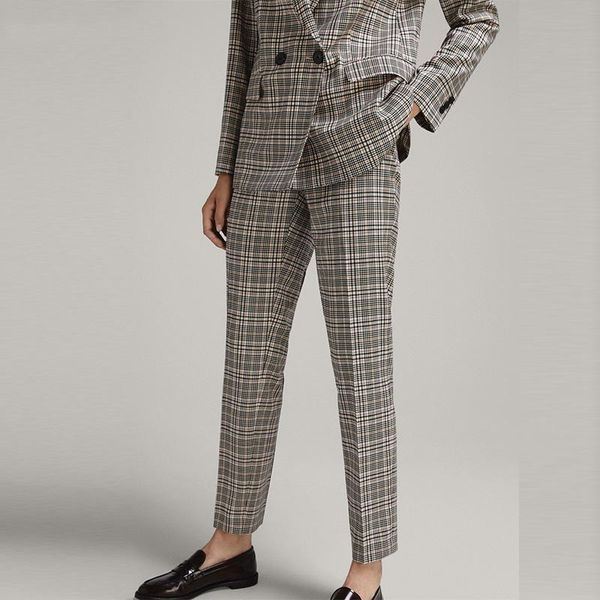 women's pants & capris sitruuna 2021 women winter vintage long plaid high waist female casual formal loose pockets ladies harem, Black;white
women's pants & capris sitruuna 2021 women winter vintage long plaid high waist female casual formal loose pockets ladies harem, Black;white