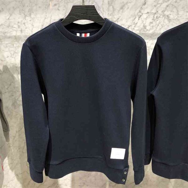 20ss new tb sweater round neck back color stripe sweatshirt college style cotton jacket couple1, Black
20ss new tb sweater round neck back color stripe sweatshirt college style cotton jacket couple1, Black