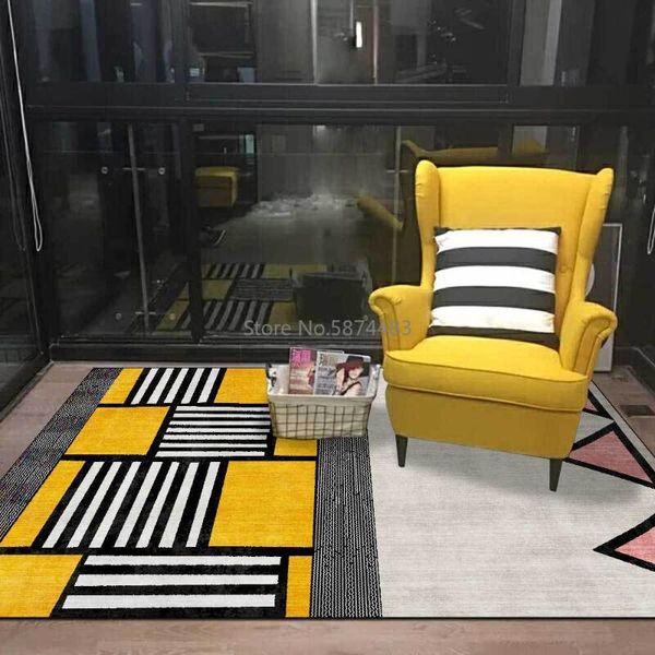 fashion modern ins wind geometric lines black yellow living room bedroom bedside carpet floor mat customization carpets
fashion modern ins wind geometric lines black yellow living room bedroom bedside carpet floor mat customization carpets