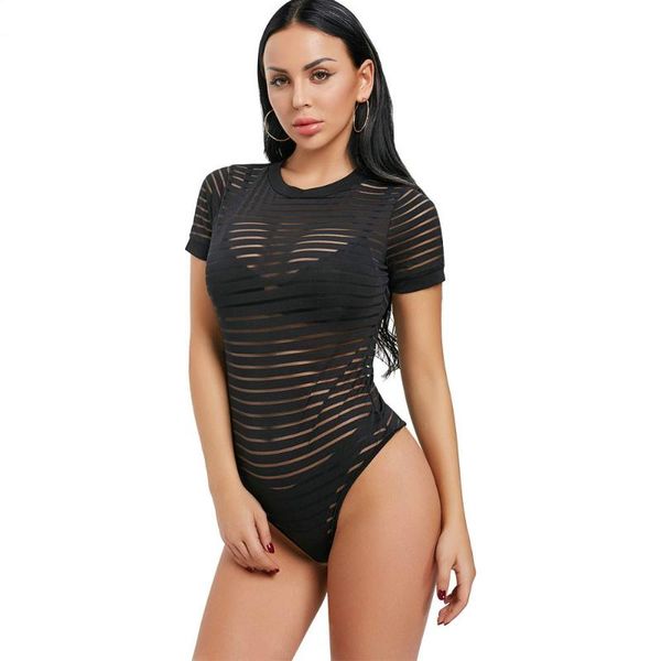 women's jumpsuits & rompers fashion short sleeve o-neck perspective stretch jumpsuit women bodysuit black, Black;white
women's jumpsuits & rompers fashion short sleeve o-neck perspective stretch jumpsuit women bodysuit black, Black;white