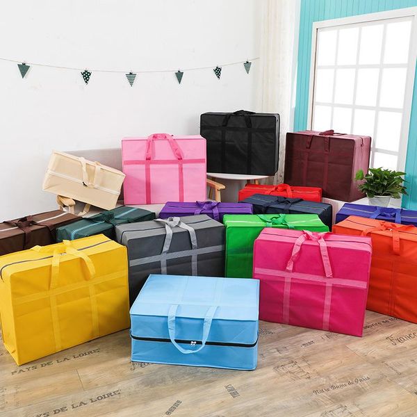 storage bags mini bag extra large non-woven fabric pure color package quilt organizer clothes
storage bags mini bag extra large non-woven fabric pure color package quilt organizer clothes