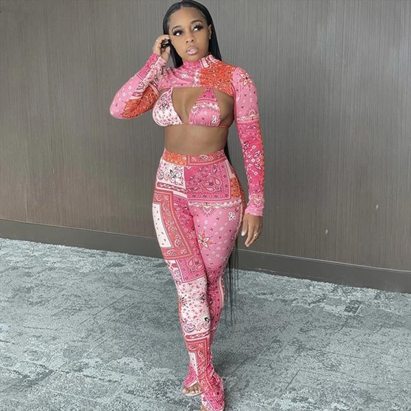 fashion print 3 piece suit womenpant fall thin t shirt and bra elastic pants matching sets female casual streetwear, White
fashion print 3 piece suit womenpant fall thin t shirt and bra elastic pants matching sets female casual streetwear, White