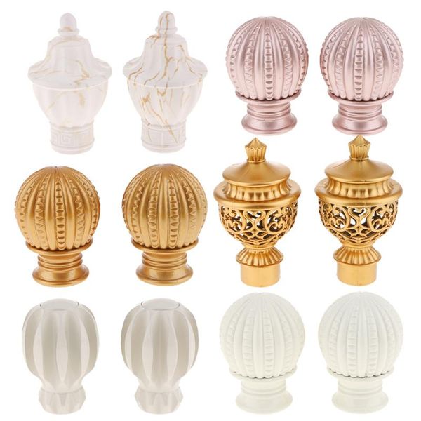 other home decor pair retro curtain decorative pole rod finials ends heads fits 28mm
other home decor pair retro curtain decorative pole rod finials ends heads fits 28mm