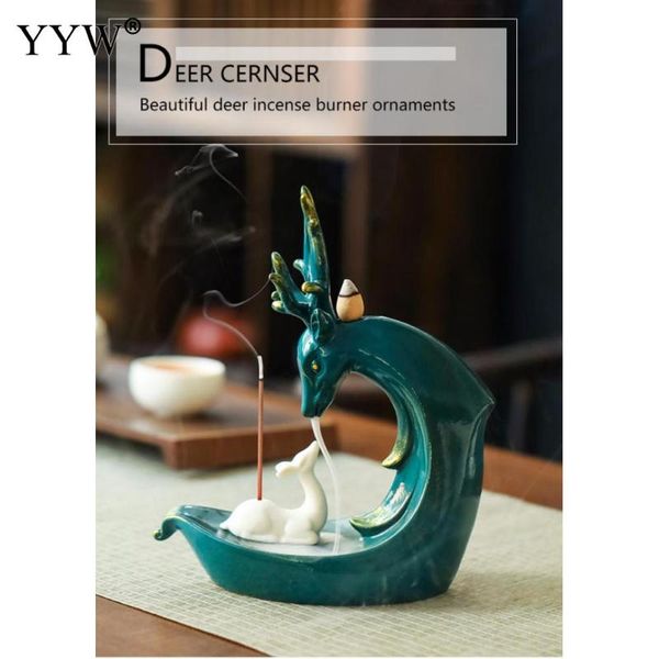 fragrance lamps incense burner ceramic backflow lovely deer lucky living room study tea clubhouse sandalwood ornaments holder
fragrance lamps incense burner ceramic backflow lovely deer lucky living room study tea clubhouse sandalwood ornaments holder