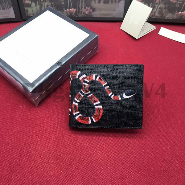 men animal short wallets leather black snake tiger bee women long style luxury purse wallet card holders with gift box quality, Red;black
men animal short wallets leather black snake tiger bee women long style luxury purse wallet card holders with gift box quality, Red;black