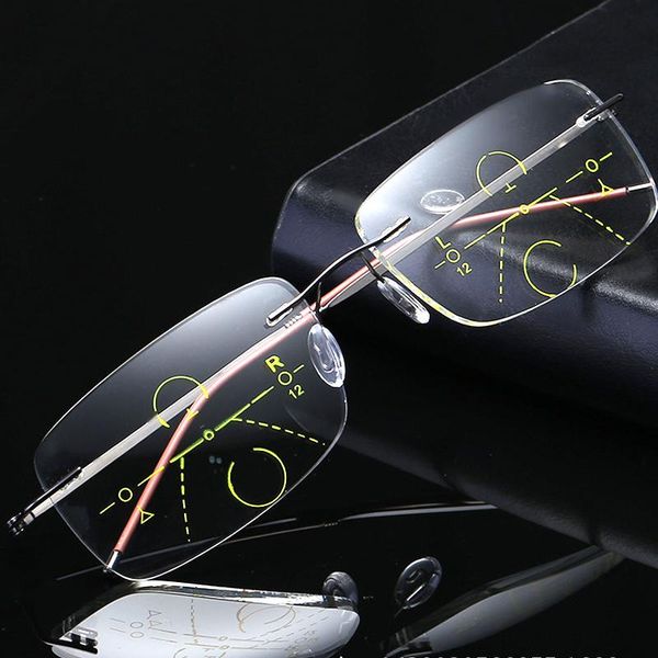 sunglasses flexible rimless progressive pochromic reading glasses multifocal anti blue light presbyopic men women, White;black
sunglasses flexible rimless progressive pochromic reading glasses multifocal anti blue light presbyopic men women, White;black