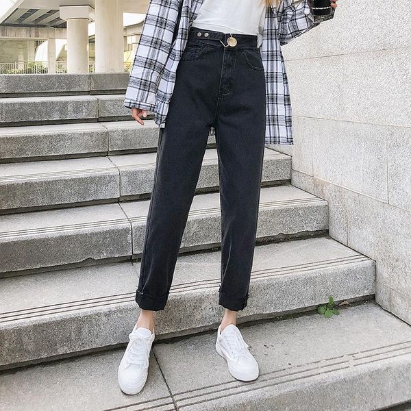 women's jeans vintage black woman casual pantalones de mujer cintura alta high waist straight for women denim pants, Blue
women's jeans vintage black woman casual pantalones de mujer cintura alta high waist straight for women denim pants, Blue