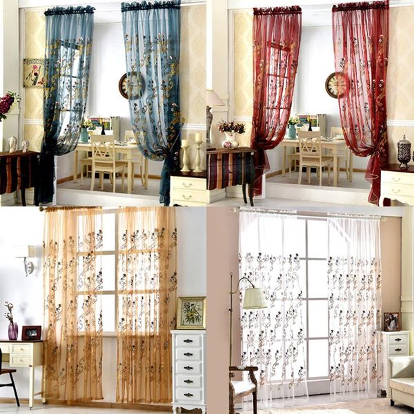 pastoral style window tulle curtains embroidery flower screen for living room bedroom kitchen sheer curtain & drapes
pastoral style window tulle curtains embroidery flower screen for living room bedroom kitchen sheer curtain & drapes