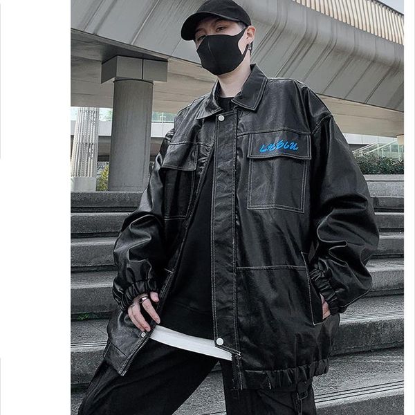 men's jackets mens streetwears fashion hip hop leather jacket 2021 spring streetwear casual windbreaker pilot coat male tracksuit, Black;brown
men's jackets mens streetwears fashion hip hop leather jacket 2021 spring streetwear casual windbreaker pilot coat male tracksuit, Black;brown