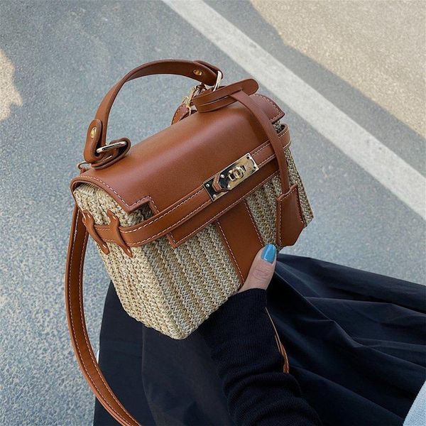 evening bags fashion square straw bag women summer handbags designer wicker woven hobo chic lock pu 2021 flap crossbody
evening bags fashion square straw bag women summer handbags designer wicker woven hobo chic lock pu 2021 flap crossbody