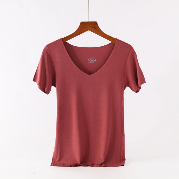 plus size modal womens t shirt v neck summer casual short sleeve clothes for plain, White
plus size modal womens t shirt v neck summer casual short sleeve clothes for plain, White