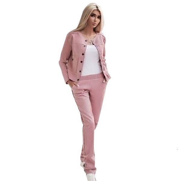 women's tracksuits tyhru suede suits ladies pant single-breasted pockets jacket and trouser sets w03a, Gray
women's tracksuits tyhru suede suits ladies pant single-breasted pockets jacket and trouser sets w03a, Gray