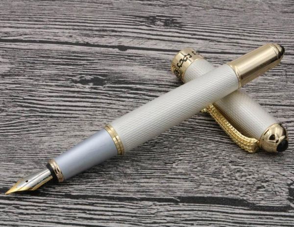 fountain pens jinhao 1200 white golden loong gift medium nib pen 
fountain pens jinhao 1200 white golden loong gift medium nib pen