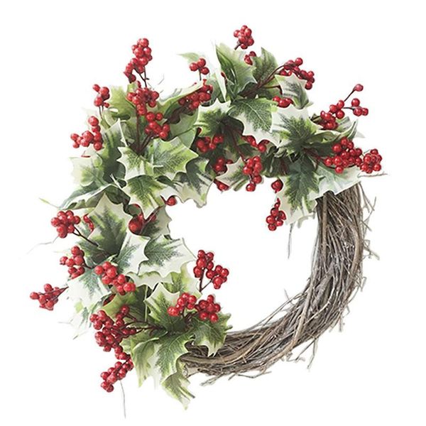 decorative flowers & wreaths artificial wreath for front door, flushed with holly leaves red berry, windows wall fireplace party decoration
decorative flowers & wreaths artificial wreath for front door, flushed with holly leaves red berry, windows wall fireplace party decoration