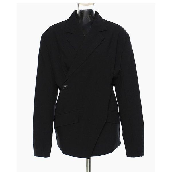 women's suits & blazers seebeautiful various ways wear waist irregular cut side hollow loose blazer coat notched fashion autumn 2021 wo, White;black
women's suits & blazers seebeautiful various ways wear waist irregular cut side hollow loose blazer coat notched fashion autumn 2021 wo, White;black