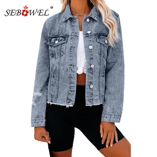 turn down collar buttons cut-out denim jacket woman winter casual pocket clothes female coat chaquetas de mujer 2021 2xl women's jacket, Black;brown
turn down collar buttons cut-out denim jacket woman winter casual pocket clothes female coat chaquetas de mujer 2021 2xl women's jacket, Black;brown