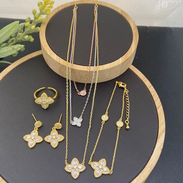 earrings & necklace lanyika fashion jewelry set delicate 3 tier chain zirconia with earring bracelet and ring for woman wedding party gift, Silver
earrings & necklace lanyika fashion jewelry set delicate 3 tier chain zirconia with earring bracelet and ring for woman wedding party gift, Silver