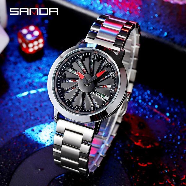 wristwatches fashion men watch silver creative rotation stainless steel relogio masculino male clock wrist quartz for, Slivery;brown
wristwatches fashion men watch silver creative rotation stainless steel relogio masculino male clock wrist quartz for, Slivery;brown