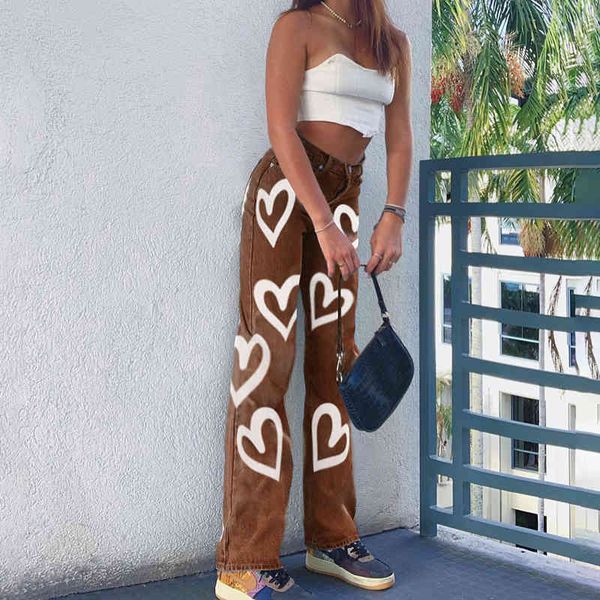 vintage heart printed y2k baggy women high waist harajuku aesthetic mom jeans denim streetwear 90s trousers cuteandpsycho, Blue
vintage heart printed y2k baggy women high waist harajuku aesthetic mom jeans denim streetwear 90s trousers cuteandpsycho, Blue