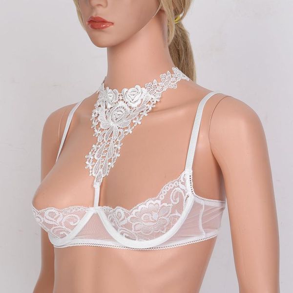 bras women lingerie see-through floral lace underwired bra erotic bare breast half cups bralette ladies underwear, Red;black
bras women lingerie see-through floral lace underwired bra erotic bare breast half cups bralette ladies underwear, Red;black