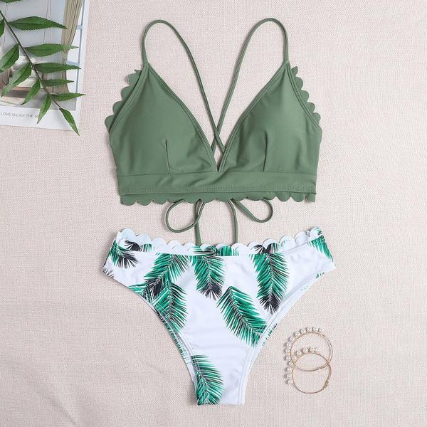 women's swimwear 2021 bikini swimsuit women print beachwear set bathing suit lace up female monokini brazilian high waist bikinis, White;black
women's swimwear 2021 bikini swimsuit women print beachwear set bathing suit lace up female monokini brazilian high waist bikinis, White;black