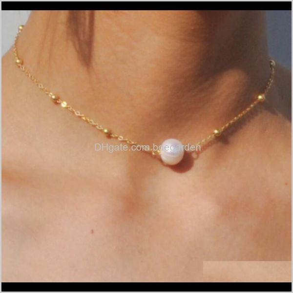 chokers necklaces & pendants drop delivery 2021 jewelry pearl necklace gold plated peal pendant choker simple for women fashion of ertyw, Golden;silver
chokers necklaces & pendants drop delivery 2021 jewelry pearl necklace gold plated peal pendant choker simple for women fashion of ertyw, Golden;silver