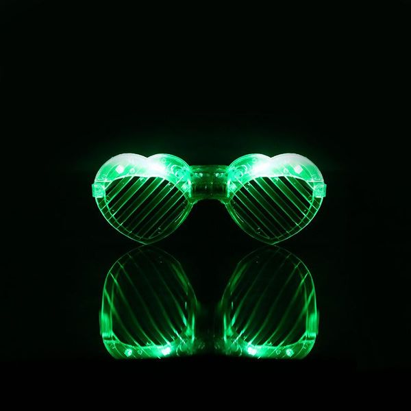 fluorescent masquerade dress up bar christmas party supplies glow flashing led light heart-shaped shutters flash glasses decoration
fluorescent masquerade dress up bar christmas party supplies glow flashing led light heart-shaped shutters flash glasses decoration