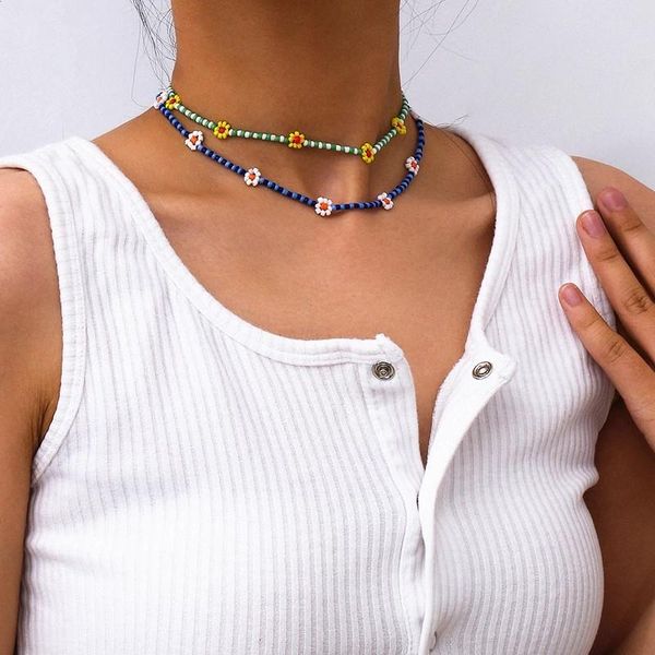 chains fashion women bohemian adjustable temperament rice beads flowers female necklaces party jewelry accessories, Silver
chains fashion women bohemian adjustable temperament rice beads flowers female necklaces party jewelry accessories, Silver