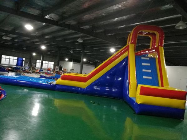 durable inflatable water slide outdoor amusement park facility commercial pvc with front pool games & activities
durable inflatable water slide outdoor amusement park facility commercial pvc with front pool games & activities