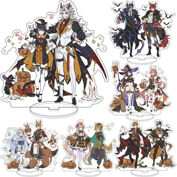 keychains game genshin impact arataki itto kaeya zhongli acrylic stand model plate desk decor standing sign halloween pumpkin cosplay gift, Silver
keychains game genshin impact arataki itto kaeya zhongli acrylic stand model plate desk decor standing sign halloween pumpkin cosplay gift, Silver