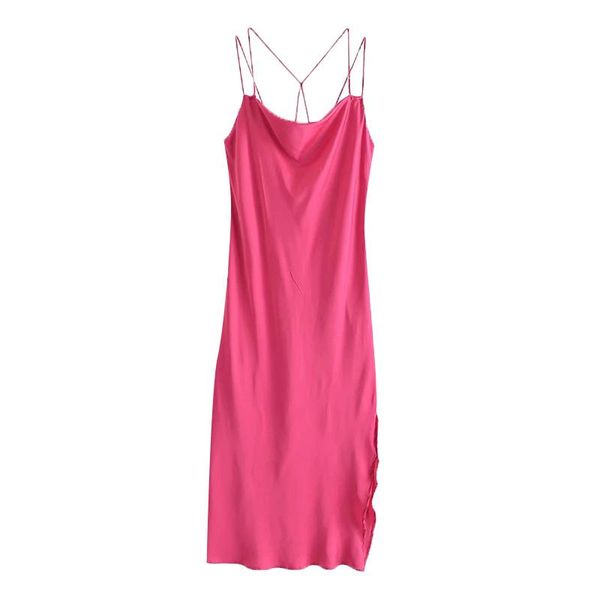 casual dresses 2021 women fashion side slit soft touch midi camisole dress vintage backless cross thin straps female mujer, Black;gray
casual dresses 2021 women fashion side slit soft touch midi camisole dress vintage backless cross thin straps female mujer, Black;gray