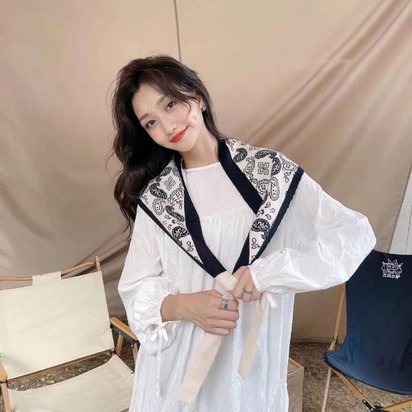 scarves printed waist flower female decorative shawl small waistcoat scarf spot fashion, Blue;gray
scarves printed waist flower female decorative shawl small waistcoat scarf spot fashion, Blue;gray