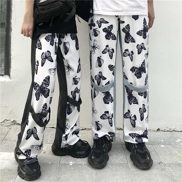 women's pants & capris korean vintage butterfly print female wide lag harajuku hit color patchwork women trousers ulzzang bf streetwear, Black;white
women's pants & capris korean vintage butterfly print female wide lag harajuku hit color patchwork women trousers ulzzang bf streetwear, Black;white