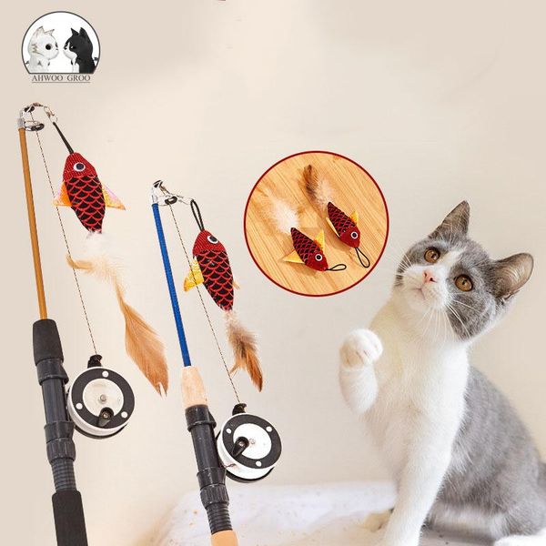 cat toys fish shape feathers stick toy rods simulation fishing pole pet interactive teaser
cat toys fish shape feathers stick toy rods simulation fishing pole pet interactive teaser
