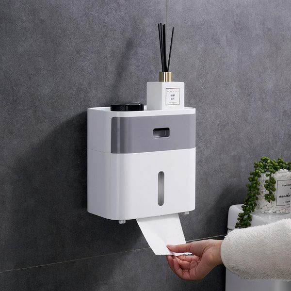 plastic tissue box wall hanging punching multifunctional waterproof bathroom double storage toilet paper holders
plastic tissue box wall hanging punching multifunctional waterproof bathroom double storage toilet paper holders