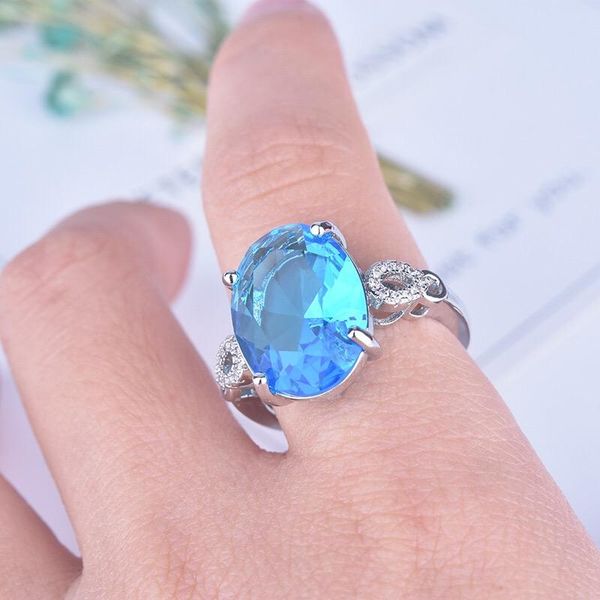 wedding rings fashion dainty finger inlay oval blue zircon luxury s92 5 silvery jewelry for women engagement party accessories, Slivery;golden
wedding rings fashion dainty finger inlay oval blue zircon luxury s92 5 silvery jewelry for women engagement party accessories, Slivery;golden