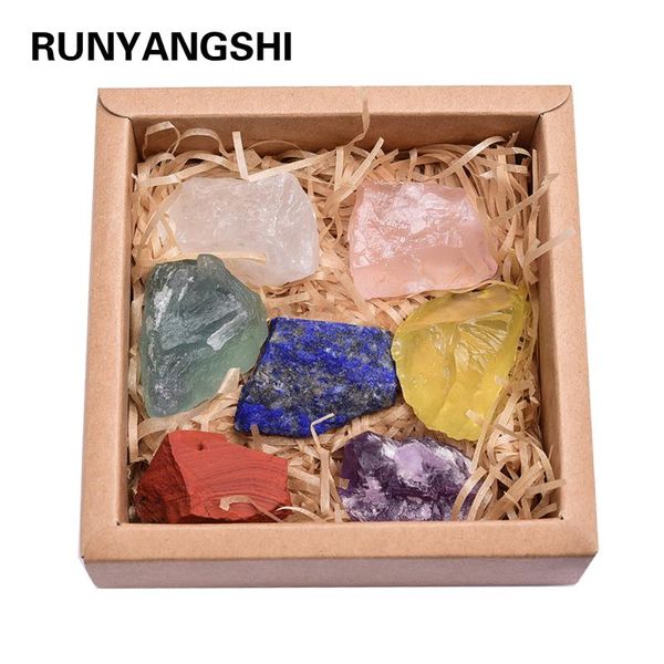 decorative objects & figurines 7 color set crystal large grain stone seven chakra yoga irregular reiki healing crystals
decorative objects & figurines 7 color set crystal large grain stone seven chakra yoga irregular reiki healing crystals