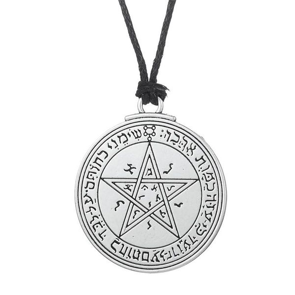 viking pendant bracelet pentagram runes pattern zinc alloy link rope chain jewelry gift two sides necklaces, Silver
viking pendant bracelet pentagram runes pattern zinc alloy link rope chain jewelry gift two sides necklaces, Silver