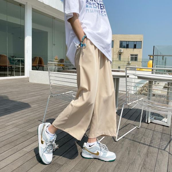 summer thin straight casual pants men and women oversize trousers harajuku streetwear ankle-length wide-leg black/khaki men's
summer thin straight casual pants men and women oversize trousers harajuku streetwear ankle-length wide-leg black/khaki men's