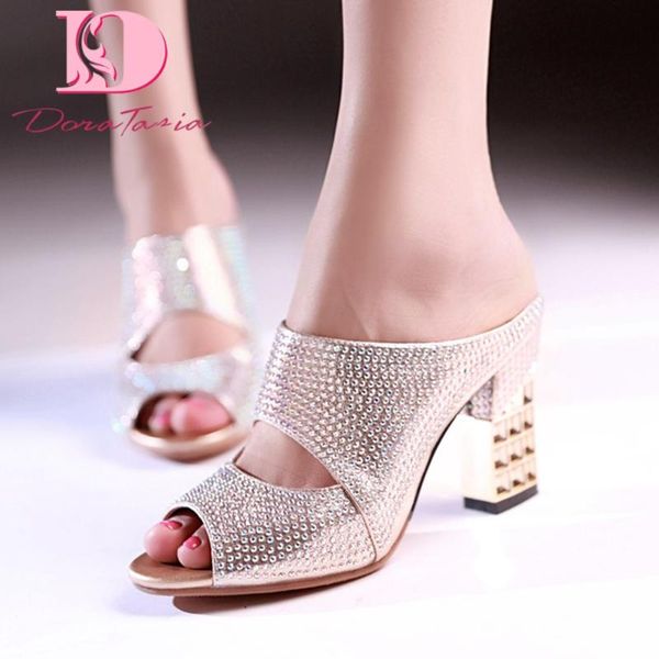 doratasia 2021 design peep toe summer sandals woman shoes concise chunky high heels party women female, Black
doratasia 2021 design peep toe summer sandals woman shoes concise chunky high heels party women female, Black