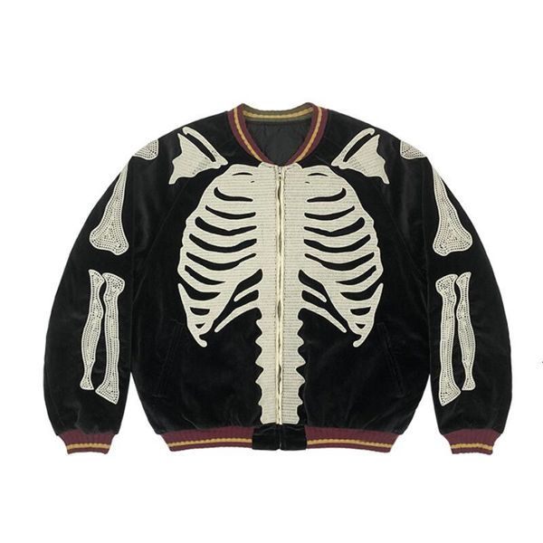 jacket 20fw japan hip hop full bone embroidery kapital bomb jacket men women quality zip sleeves denim coat cotton, Black;brown
jacket 20fw japan hip hop full bone embroidery kapital bomb jacket men women quality zip sleeves denim coat cotton, Black;brown