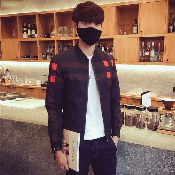 men's jackets 2021 casual men plaid jacket male bomber fashion slim fit and coats designer zipper coat y1, Black;brown
men's jackets 2021 casual men plaid jacket male bomber fashion slim fit and coats designer zipper coat y1, Black;brown
