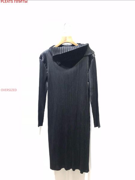 casual dresses pullover women's mid dress retro solid temperament commuter slim high waist long sleeve black miyake pleats vestido, Black;gray
casual dresses pullover women's mid dress retro solid temperament commuter slim high waist long sleeve black miyake pleats vestido, Black;gray