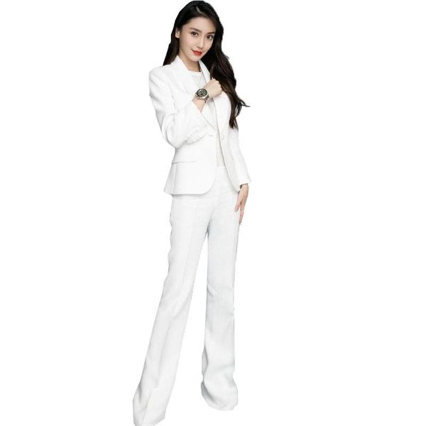 women's suits & blazers korean white micro-flared trousers lotus leaf sleeve suit cover decoration was thin ol professional wear two-pi, White;black
women's suits & blazers korean white micro-flared trousers lotus leaf sleeve suit cover decoration was thin ol professional wear two-pi, White;black