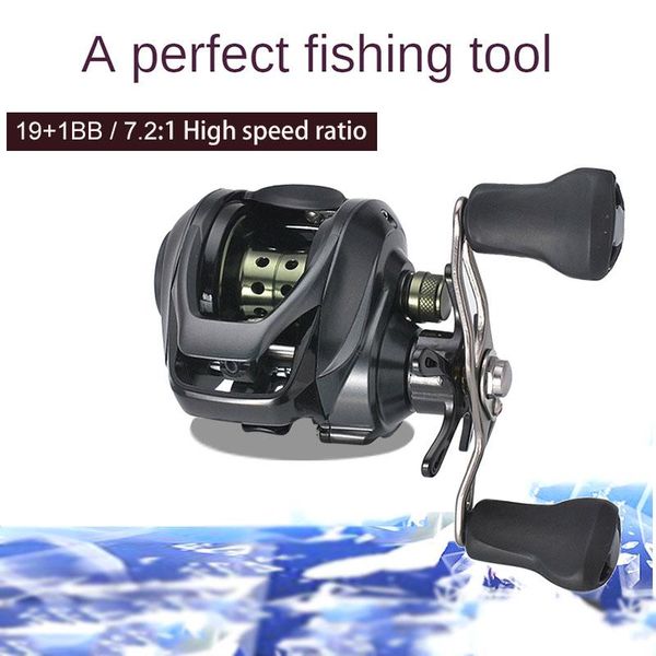 magnetic brake baitcasting reel fishing 19+1bb water drop wheel 7.2:1 high speed ratio hardness feet carp reels
magnetic brake baitcasting reel fishing 19+1bb water drop wheel 7.2:1 high speed ratio hardness feet carp reels