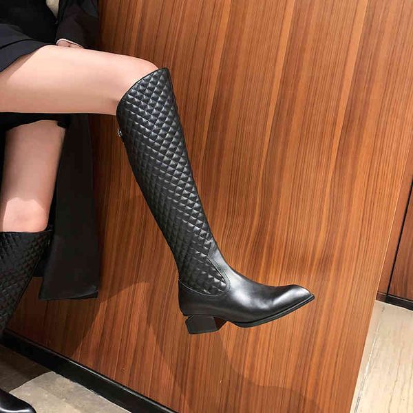 boots woman knee-boots high leather shoes 22-25cm upper woman long pointed-finger diamond foot check at knee dhvb, Black
boots woman knee-boots high leather shoes 22-25cm upper woman long pointed-finger diamond foot check at knee dhvb, Black