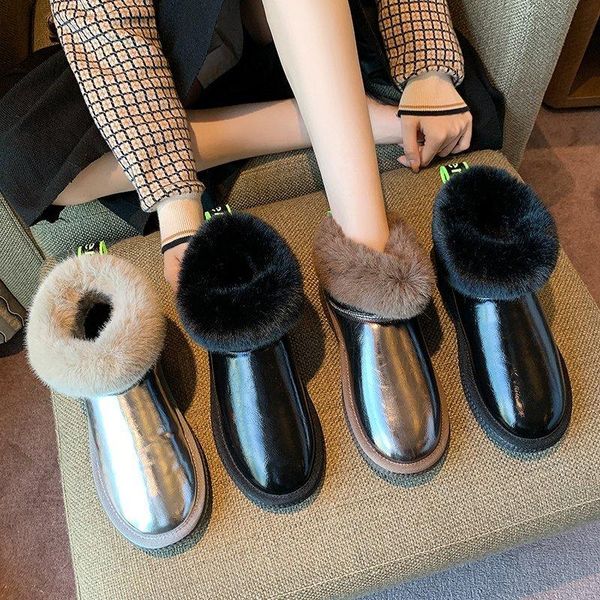 boots waterproof classic ladies thick plush women's shoes warm 2021 winter mujer botas snow, Black
boots waterproof classic ladies thick plush women's shoes warm 2021 winter mujer botas snow, Black