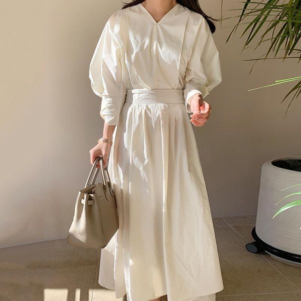 casual dresses 2021 autumn solid waist bow decoration simple fashion medium length v-neck puff sleeve a-line dress for women u499, Black;gray
casual dresses 2021 autumn solid waist bow decoration simple fashion medium length v-neck puff sleeve a-line dress for women u499, Black;gray