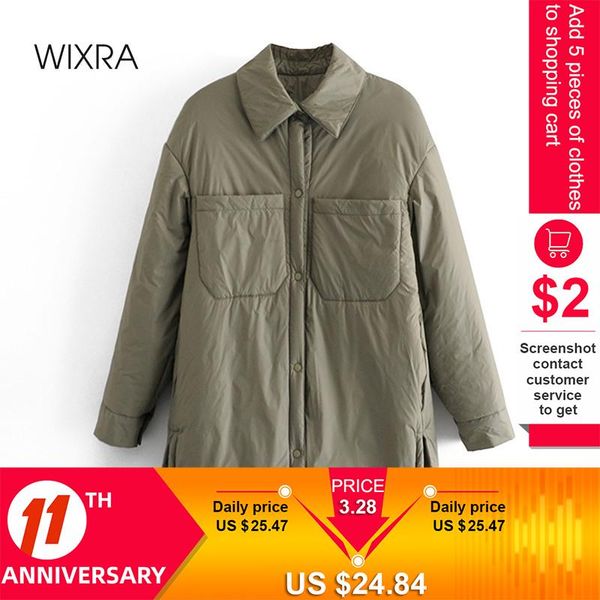 wixra womens long jacket fashion army green overcoat solid casual outerwear and coats ladies streetwear women's down & parkas, Black
wixra womens long jacket fashion army green overcoat solid casual outerwear and coats ladies streetwear women's down & parkas, Black