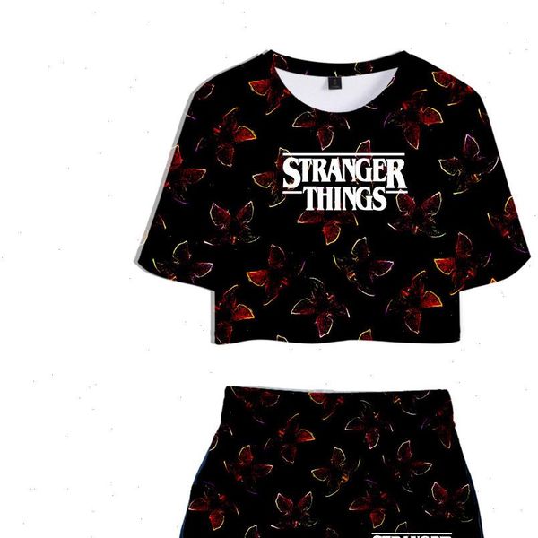 stranger things womens tracksuits 3d printed women two piece set fashion summer short sleeve crop shorts trendy streetwear clothes, Gray
stranger things womens tracksuits 3d printed women two piece set fashion summer short sleeve crop shorts trendy streetwear clothes, Gray